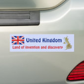 Autocollant De Voiture Drapeau BRITANNIQUE + Adhésif pour pare-chocs de (En voiture)