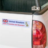 Autocollant De Voiture Drapeau BRITANNIQUE + Adhésif pour pare-chocs de (Sur camion)