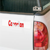 Autocollant De Voiture Drapeau canadien (Sur camion)