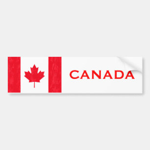 AUTOCOLLANT DE VOITURE DRAPEAU CANADIEN