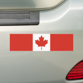 Autocollant De Voiture Drapeau canadien patriotique (En voiture)