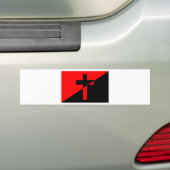 Autocollant De Voiture Drapeau chrétien de christianisme d'anarchie (En voiture)