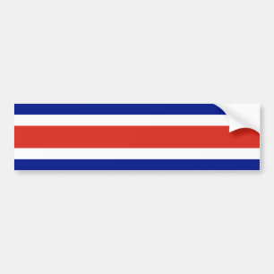 Autocollant De Voiture Drapeau civil du Costa Rica