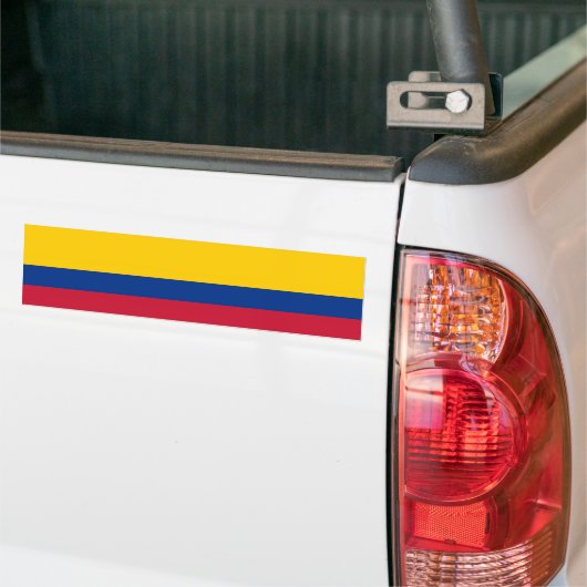 Autocollant De Voiture Drapeau Colombie (Sur camion)