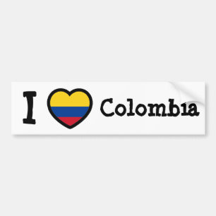 Autocollant De Voiture Drapeau Colombie