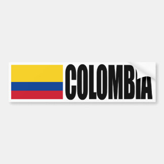 Autocollant De Voiture Drapeau Colombie
