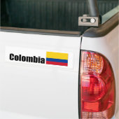 Autocollant De Voiture Drapeau colombien (Sur camion)