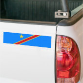 Autocollant De Voiture Drapeau Congo Kinshasa (Sur camion)