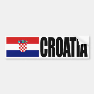 Autocollant De Voiture Drapeau Croatie