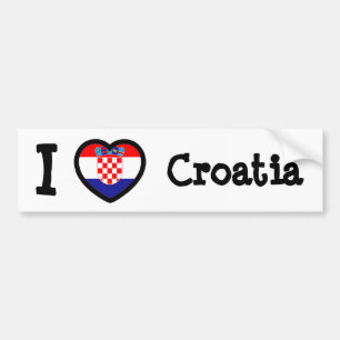 Autocollant De Voiture Drapeau Croatie