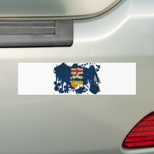 Autocollant De Voiture Drapeau d'Alberta (En voiture)