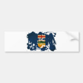 Autocollant De Voiture Drapeau d'Alberta (Devant)