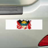 Autocollant De Voiture Drapeau d'Antigua-et-Barbuda (En voiture)