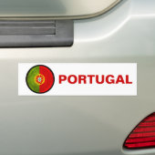 Autocollant De Voiture drapeau de 3D Portugal (En voiture)