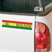 Autocollant De Voiture Drapeau de Bolivie (Sur camion)