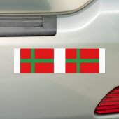 Autocollant De Voiture Drapeau de Bornholm (En voiture)