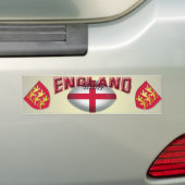 Autocollant De Voiture Drapeau de boule de rugby de l'Angleterre (En voiture)
