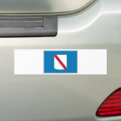 Autocollant De Voiture Drapeau de Campanie (Italie) (En voiture)