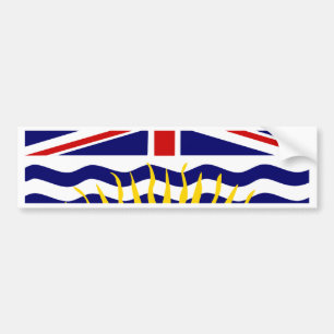 Autocollant De Voiture Drapeau de Colombie-Britannique du Canada