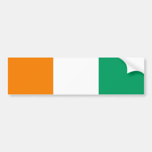 Autocollant De Voiture Drapeau de Côte d'Ivoire