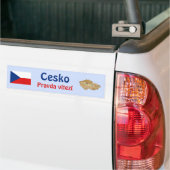 Autocollant De Voiture Drapeau de Czechia + Adhésif pour pare-chocs de (Sur camion)