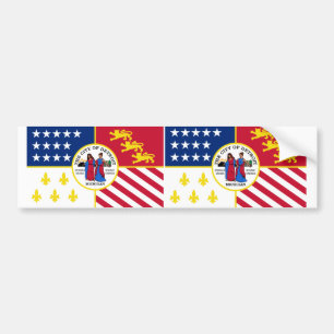 Autocollant De Voiture Drapeau de DEUX Detroit
