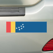 Autocollant De Voiture Drapeau de Durham (Caroline du Nord, États-Unis) (En voiture)