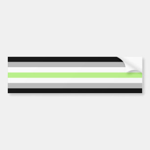 Autocollant De Voiture Drapeau de fierté agender