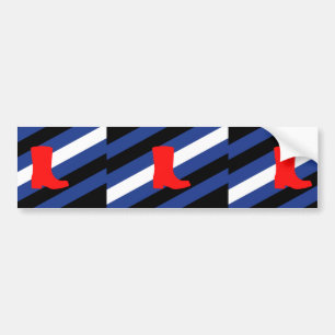 Autocollant De Voiture Drapeau de fierté de bottes