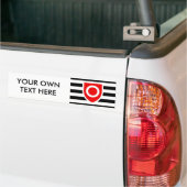 AUTOCOLLANT DE VOITURE DRAPEAU DE FIERTE DE PROPRIÉTÉ (Sur camion)