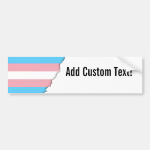 Autocollant De Voiture Drapeau de fierté de transsexuel