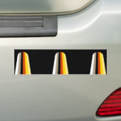 Autocollant De Voiture Drapeau de fierté des cheveux longs (En voiture)