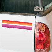 Autocollant De Voiture Drapeau de fierté lesbienne (Sur camion)