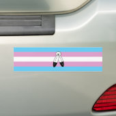 Autocollant De Voiture Drapeau de fierté trans bispirituel (En voiture)