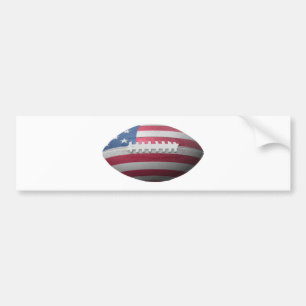 Autocollant De Voiture Drapeau de football américain