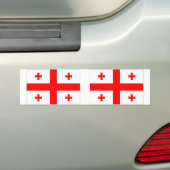 Autocollant De Voiture Drapeau de Géorgie (En voiture)