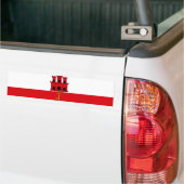 Autocollant De Voiture Drapeau de Gibraltar (Sur camion)