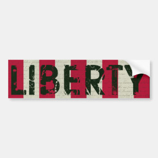 Autocollant De Voiture Drapeau de grunge de liberté