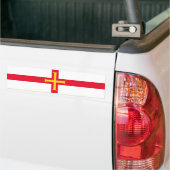 Autocollant De Voiture Drapeau de Guernesey (Sur camion)