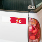 Autocollant De Voiture Drapeau de Karelia Nord (Sur camion)