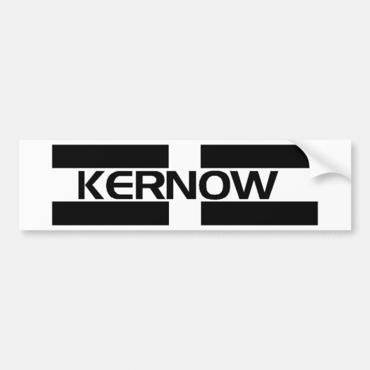 AUTOCOLLANT DE VOITURE DRAPEAU DE KERNOW (Devant)