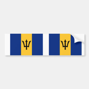 Autocollant De Voiture Drapeau de la Barbade