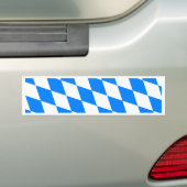 Autocollant De Voiture Drapeau de la Bavière de l'Allemagne (En voiture)