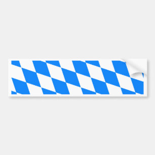 Autocollant De Voiture Drapeau de la Bavière de l'Allemagne