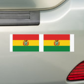 Autocollant De Voiture Drapeau de la Bolivie (En voiture)
