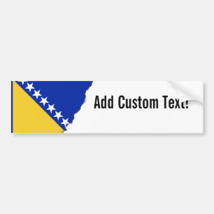 Autocollant De Voiture Drapeau de la Bosnie