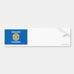 Autocollant De Voiture Drapeau de la Calabre