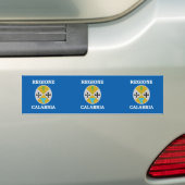 Autocollant De Voiture Drapeau de la Calabre, Italie (En voiture)