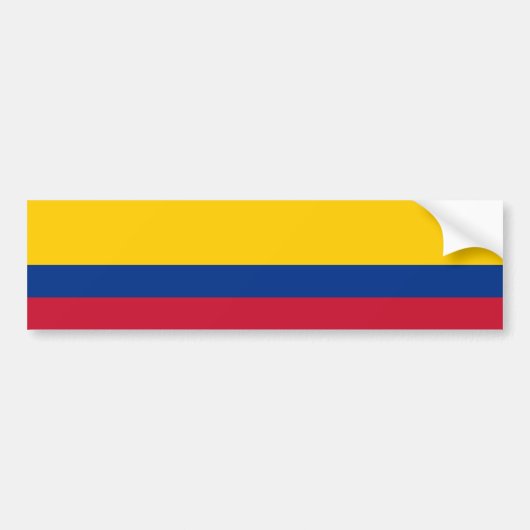 Autocollant De Voiture Drapeau de la Colombie (Devant)
