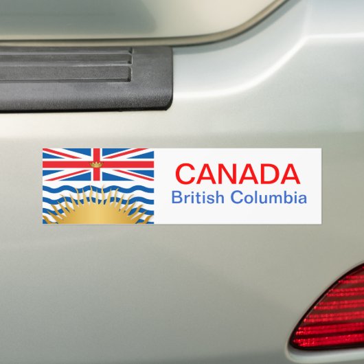 Autocollant De Voiture drapeau de la Colombie-Britannique (En voiture)